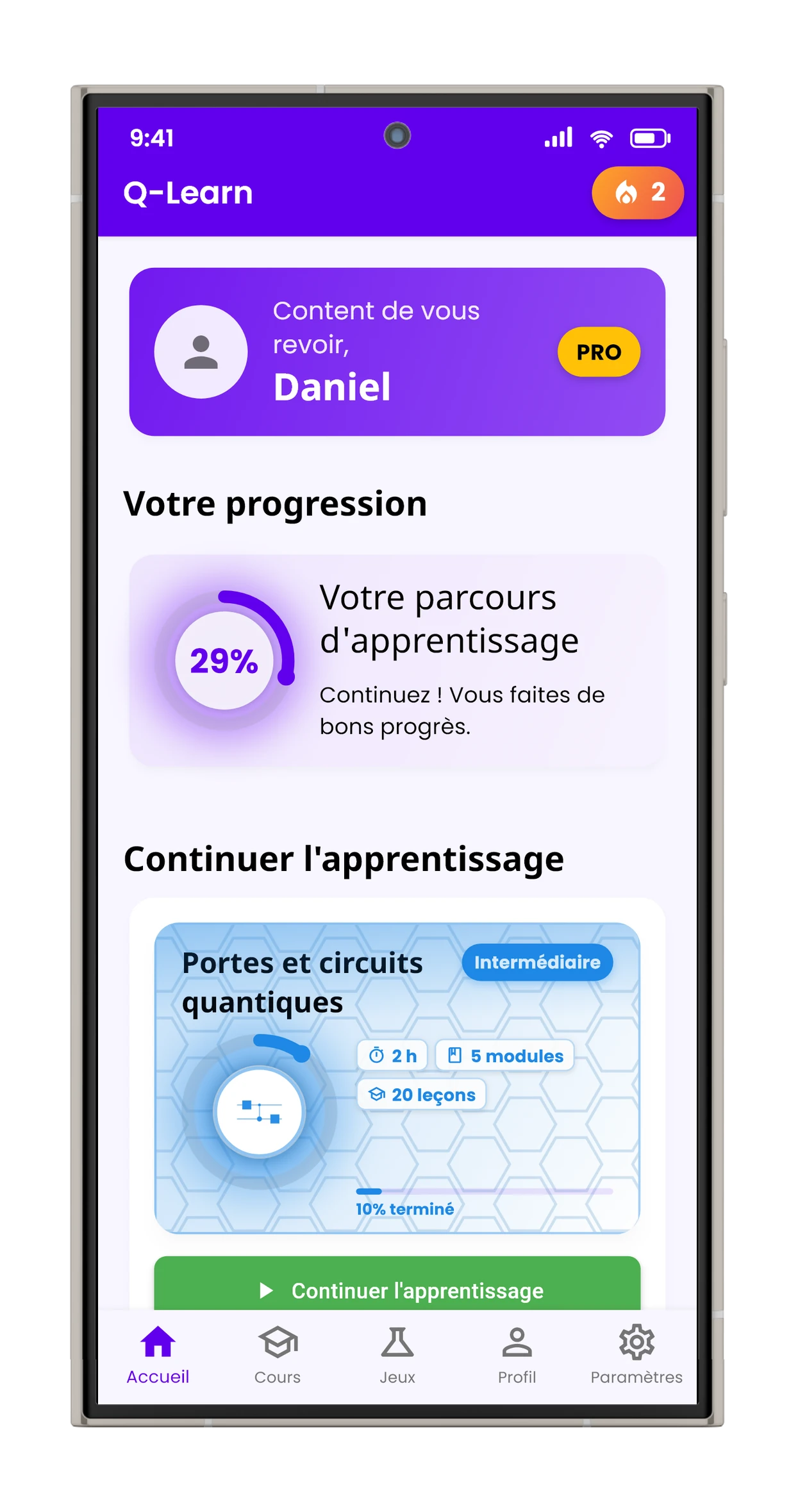 Tableau de bord Q-Learn
